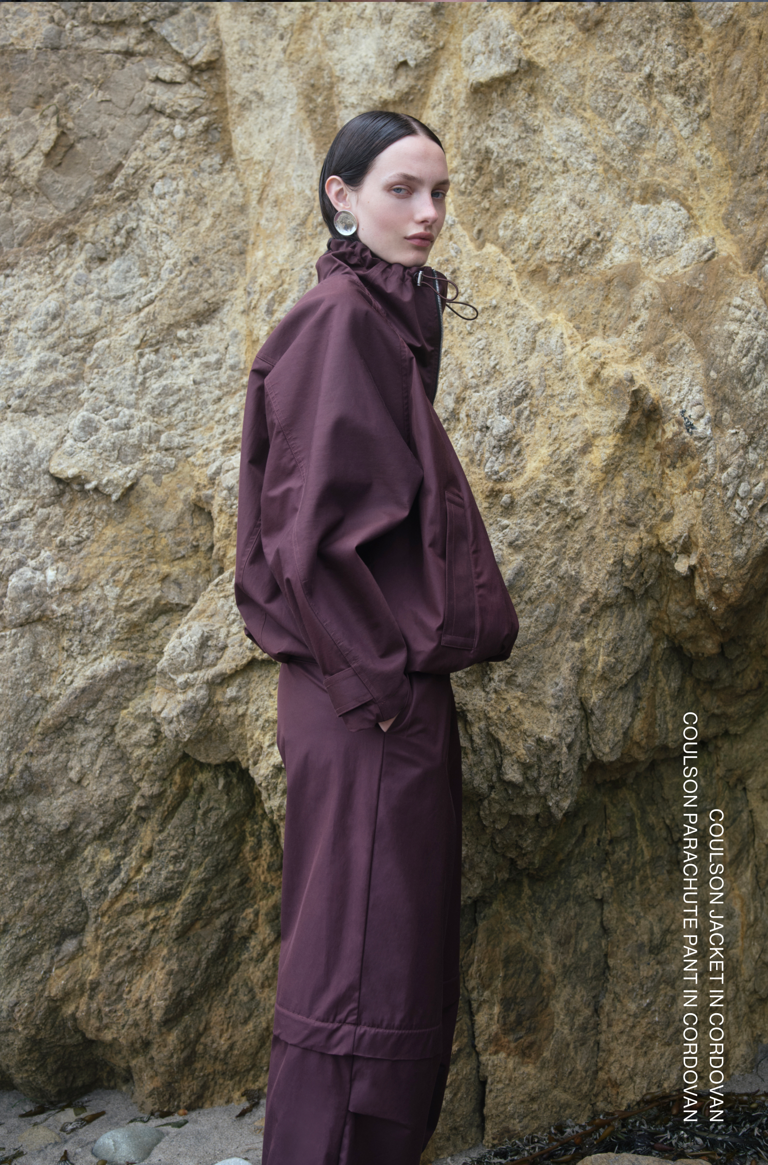 Coulson Jacket in Cordovan / Coulson Parachute Pant in Cordovan