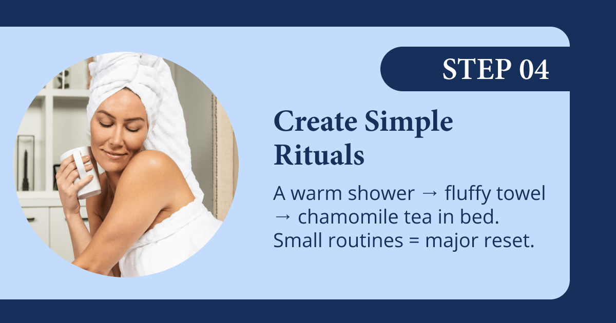 4. Create simple rituals