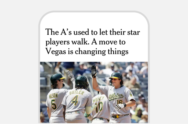 The A&rsquo;s used to let their star players walk.