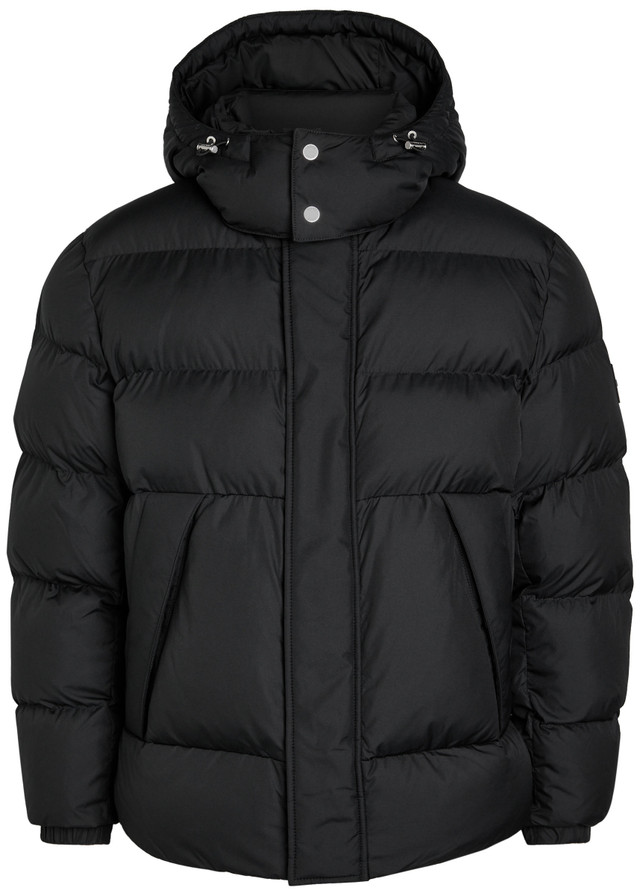 BOSS H-Corbinian5 detachable-hood padded shell jacket