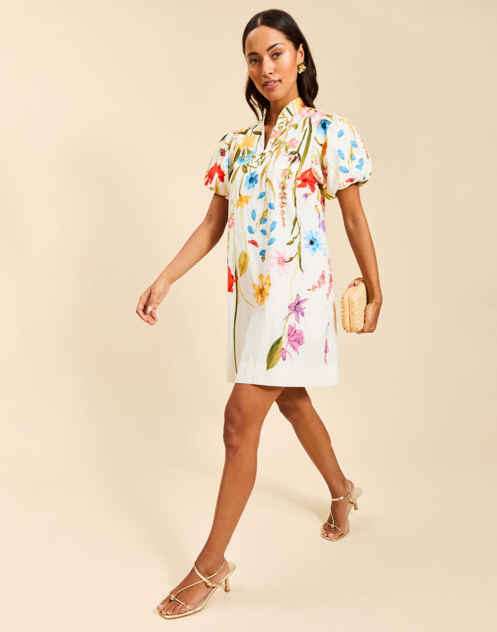 Image of Elliana Printed Mini Dress