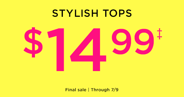 Stylish tops