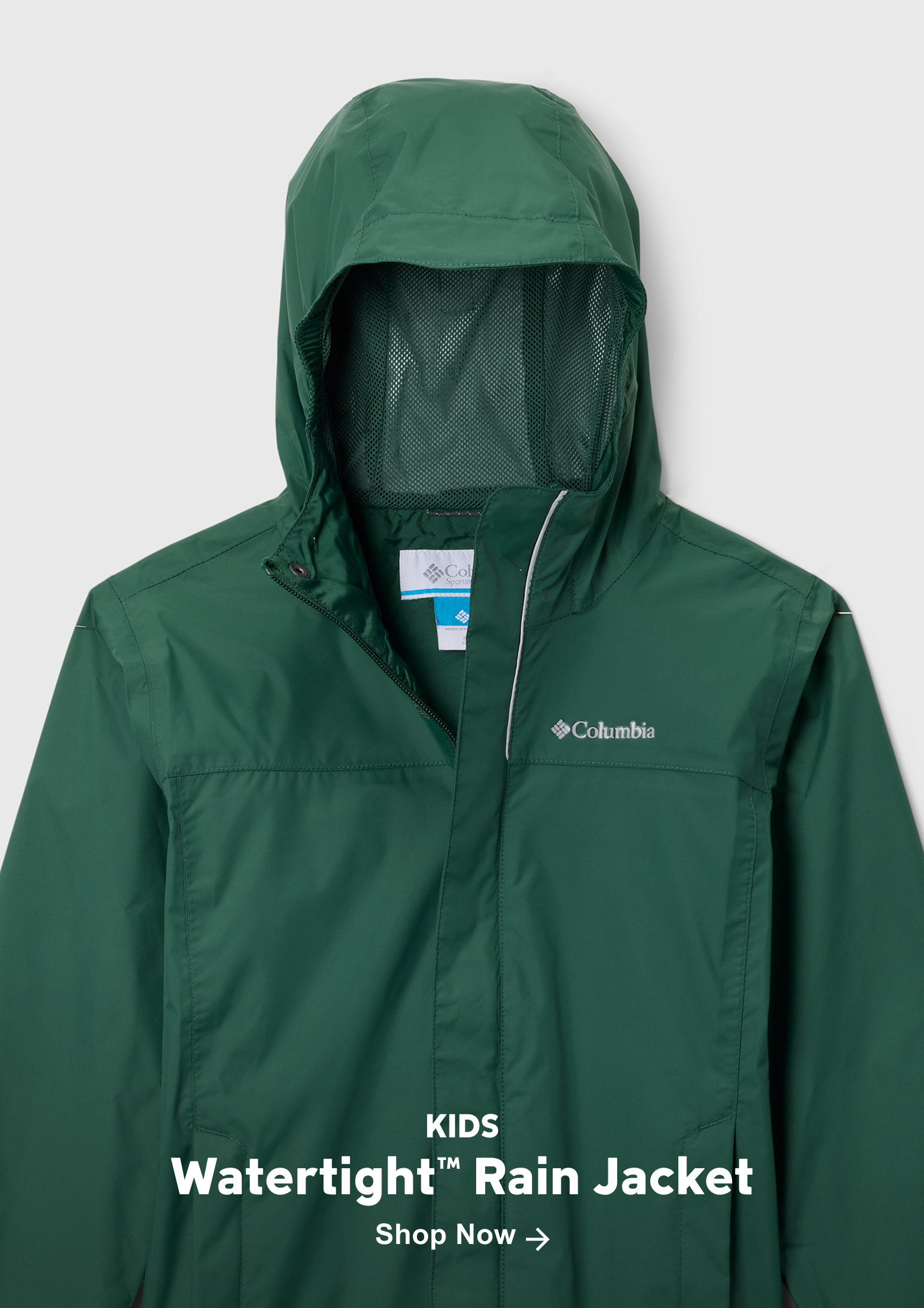The Watertight Rain Jacket kids' jacket