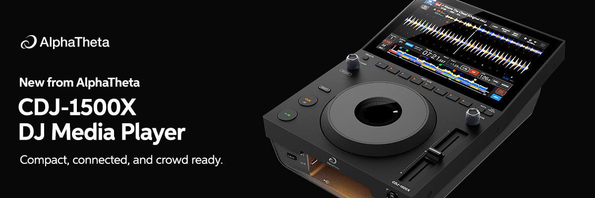 New from AlphaTheta: CDJ-1500X DJ Media Player
