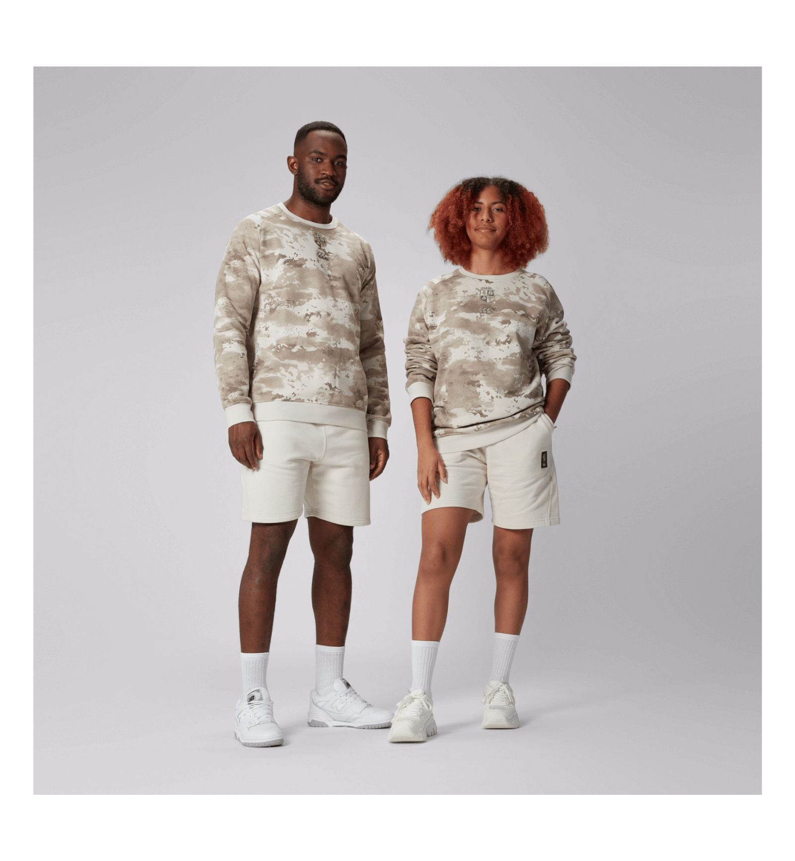 ADULT UNISEX BRITISH & IRISH CAMO SWEATSHIRT BROWN
