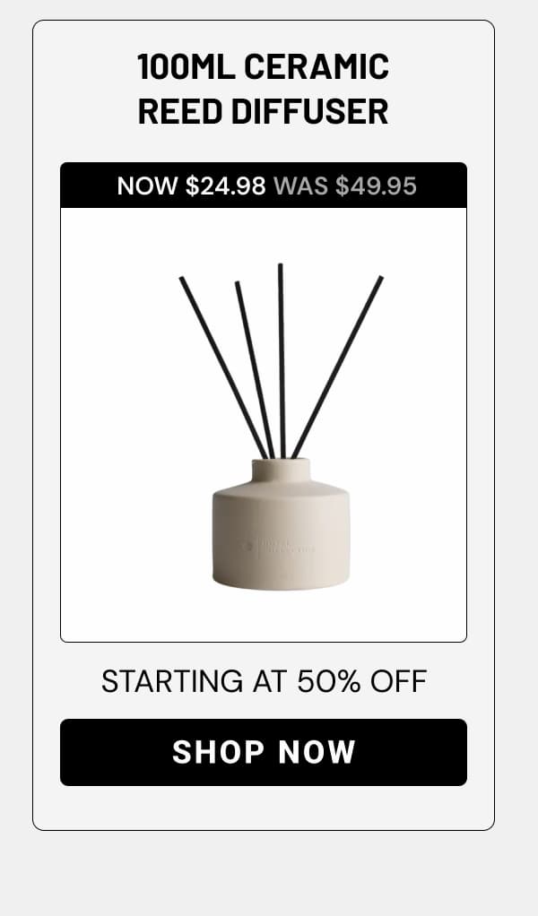 100ML CERAMIC REED DIFFUSER
