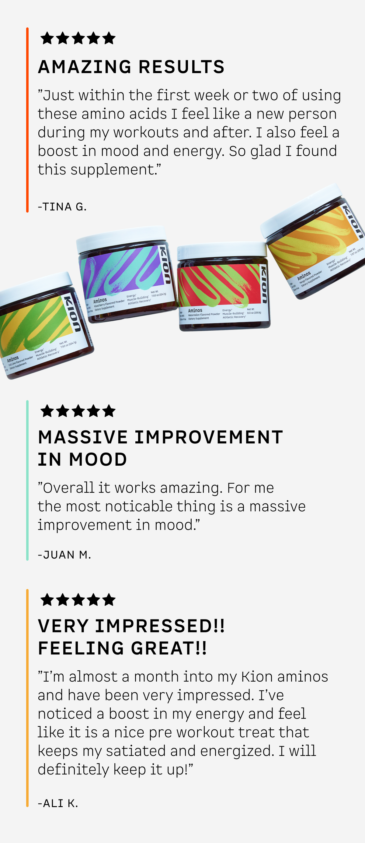 KION Aminos Reviews