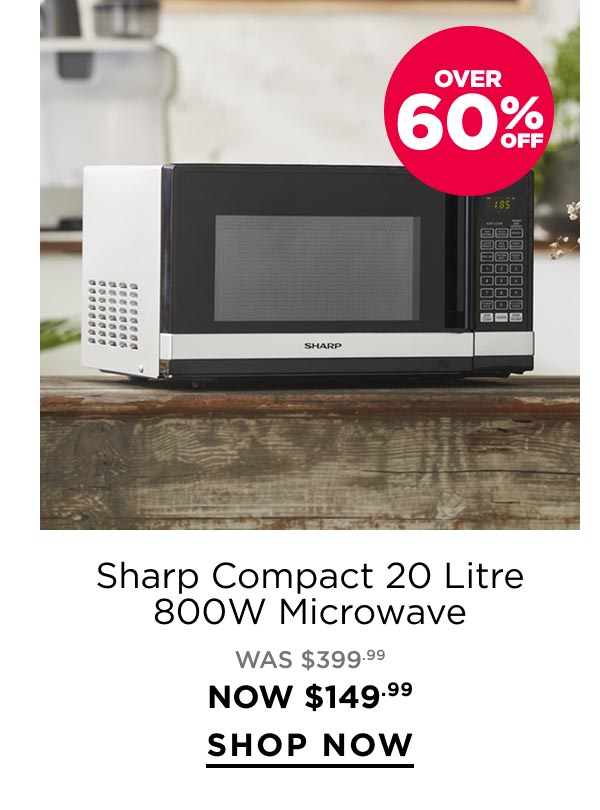 Sharp Compact 20 Litre 800W Microwave 