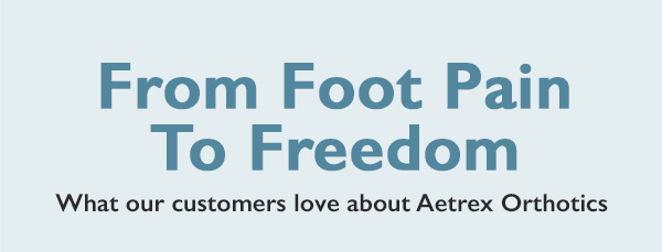 from foot pain to freedom