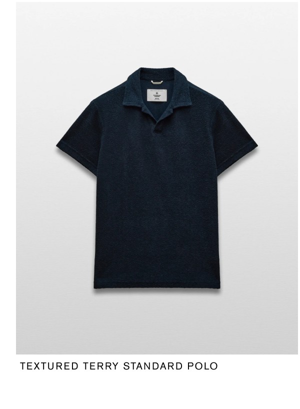 Textured Terry Standard Polo