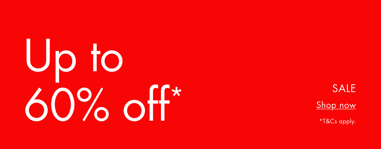 Up to 60% off Sale