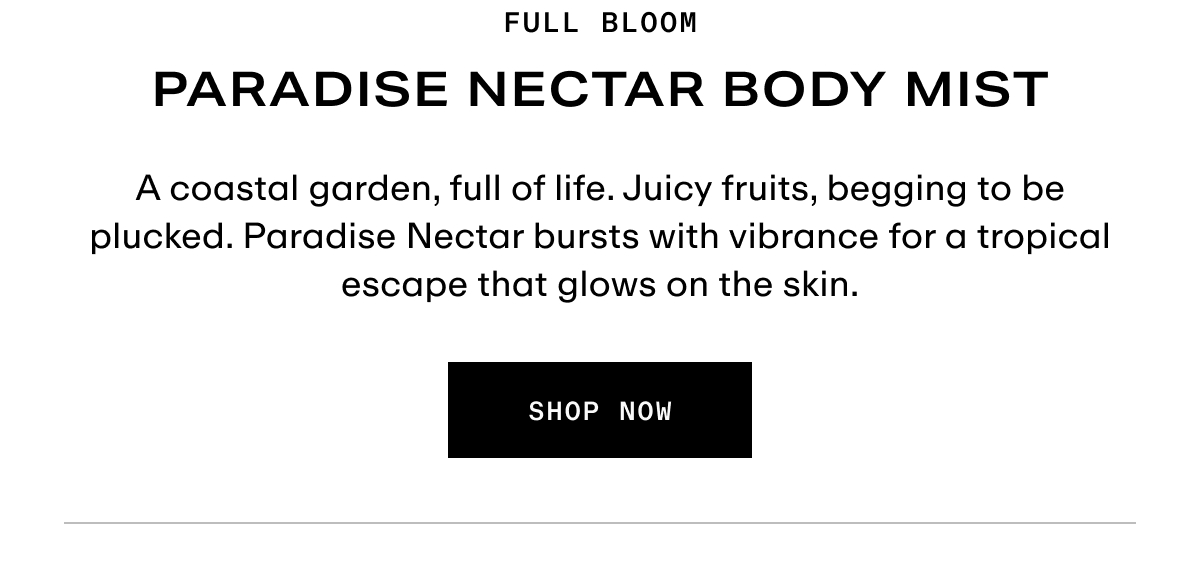 NEW Paradise Nectar Hair & Body Mist