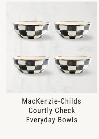 MacKenzie-Childs Courtly Check Everyday Bowls
