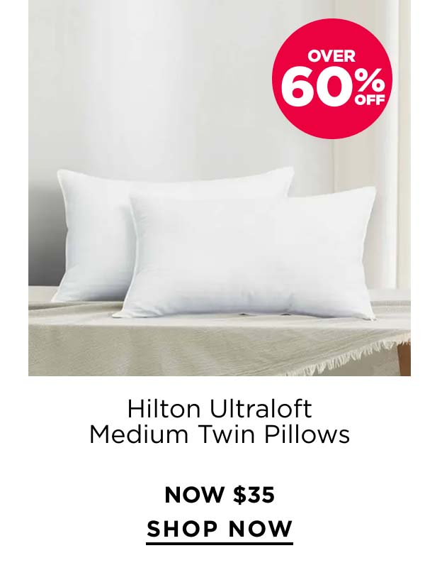 Hilton Ultraloft Medium Twin Pillows