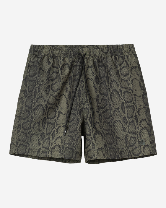 Carhartt WIP Slater Swim Trunks | Leaf Snake Camo