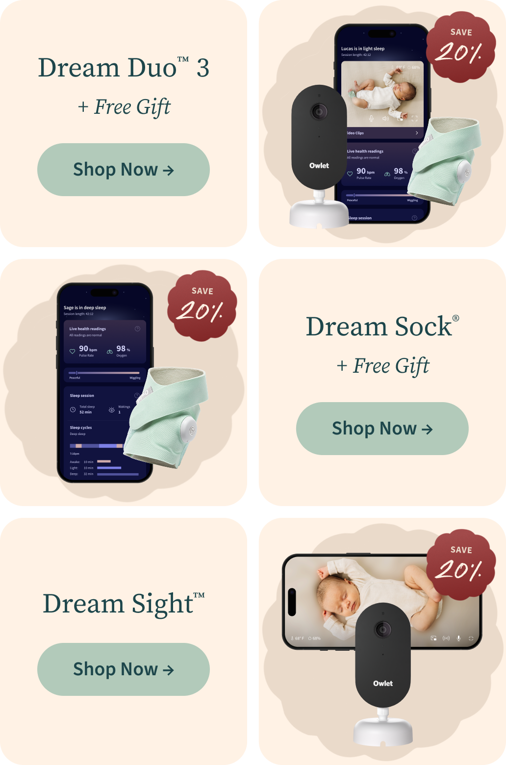 Save 20% on Dream Duo 3 + Free Gift - Shop Now | Save 20% on Dream Sock + Free Gift - Shop Now | Save 20% on Dream Sight - Shop Now