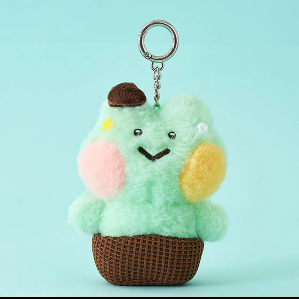 Line Friends minini lenini Mint Chocolate Ice Cream Keyring