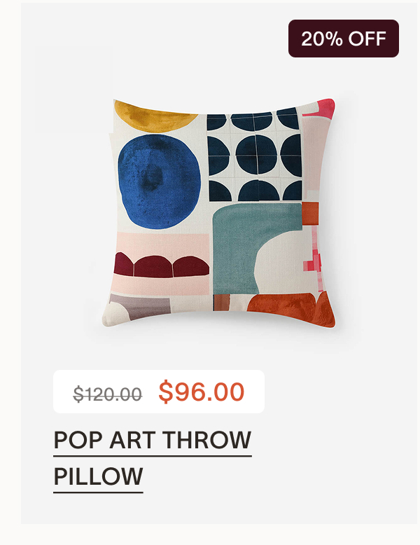 Pop Art Throw Pillow