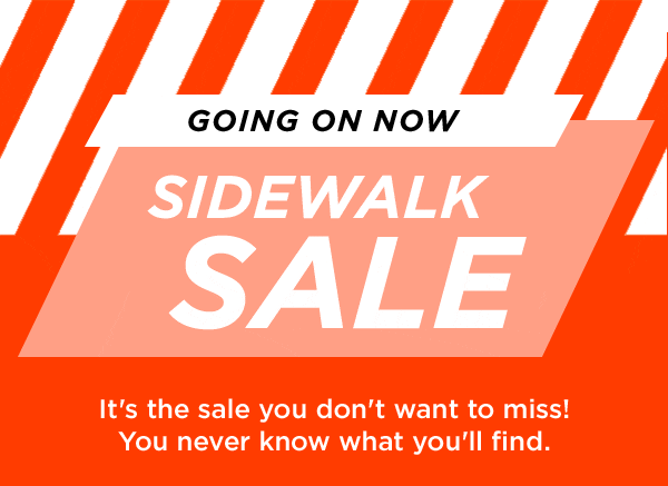 Sidewalk Sale