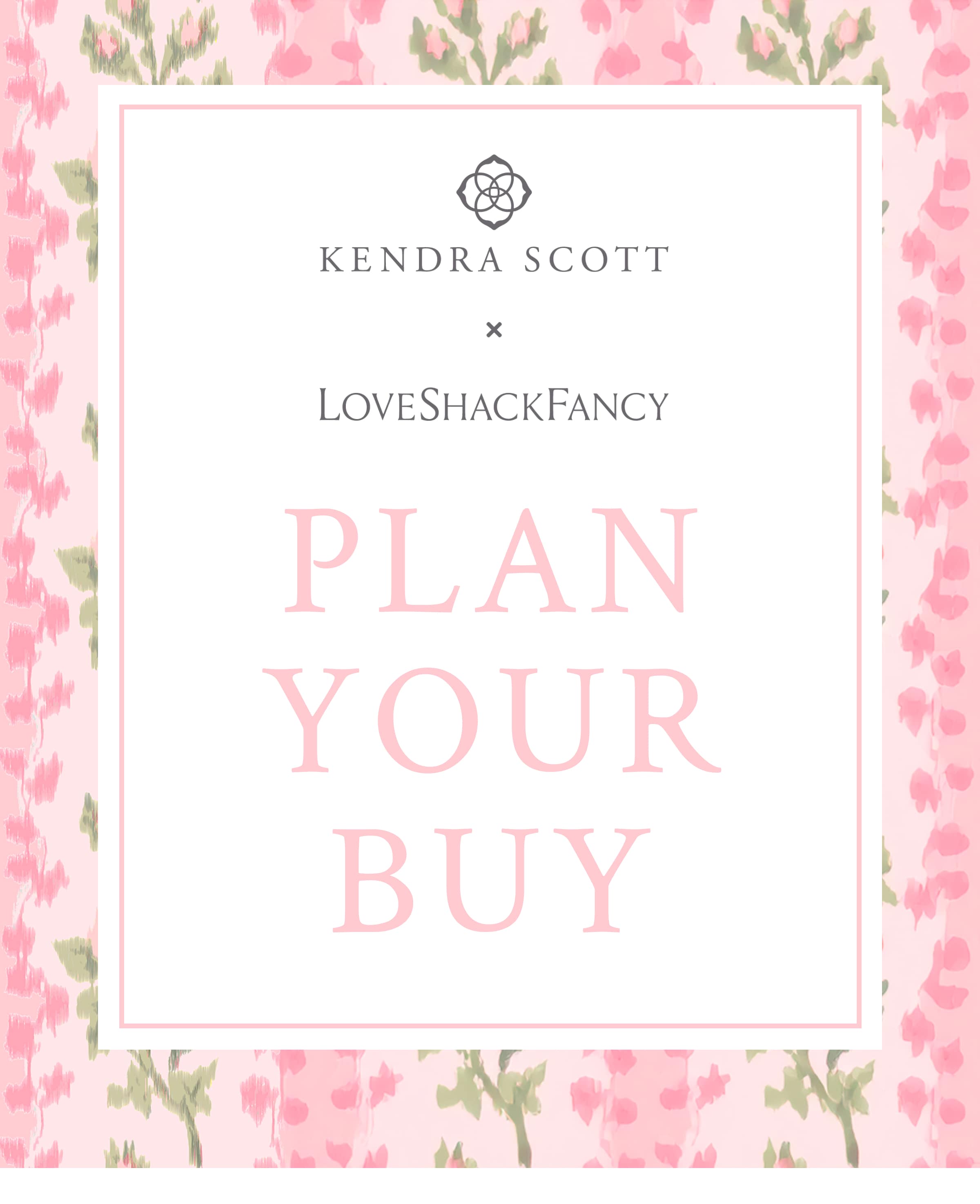 Bling bling! Everyone’s favorite collaboration is back, for 24 hours only. Pre-order the Kendra Scott x LoveShackFancy capsule collection beginning tomorrow at 10AM EST until Wednesday, the 14th at 10AM EST. Check out what’s launching below—it’s giving jewelry box dreams…