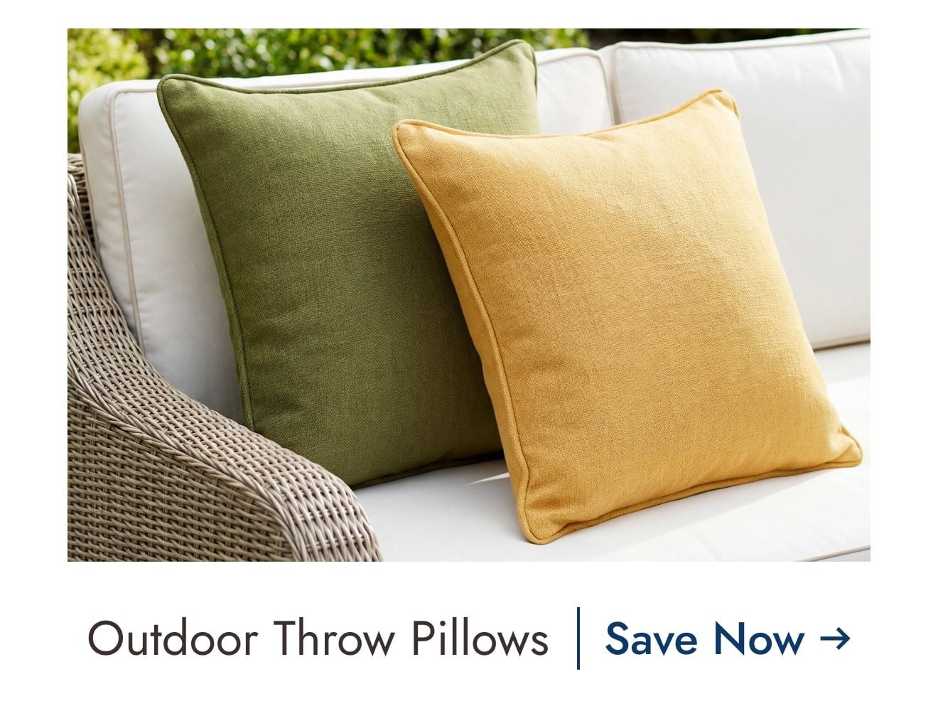 Save on Outdoor Throw Pillows