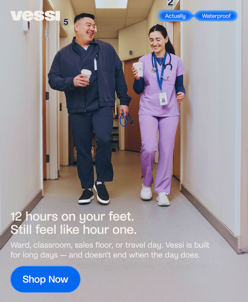 12 hours on your feet. Still feel like hour one. 