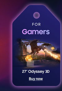 For Gamers: 27" Odyssey 3D - Buy now