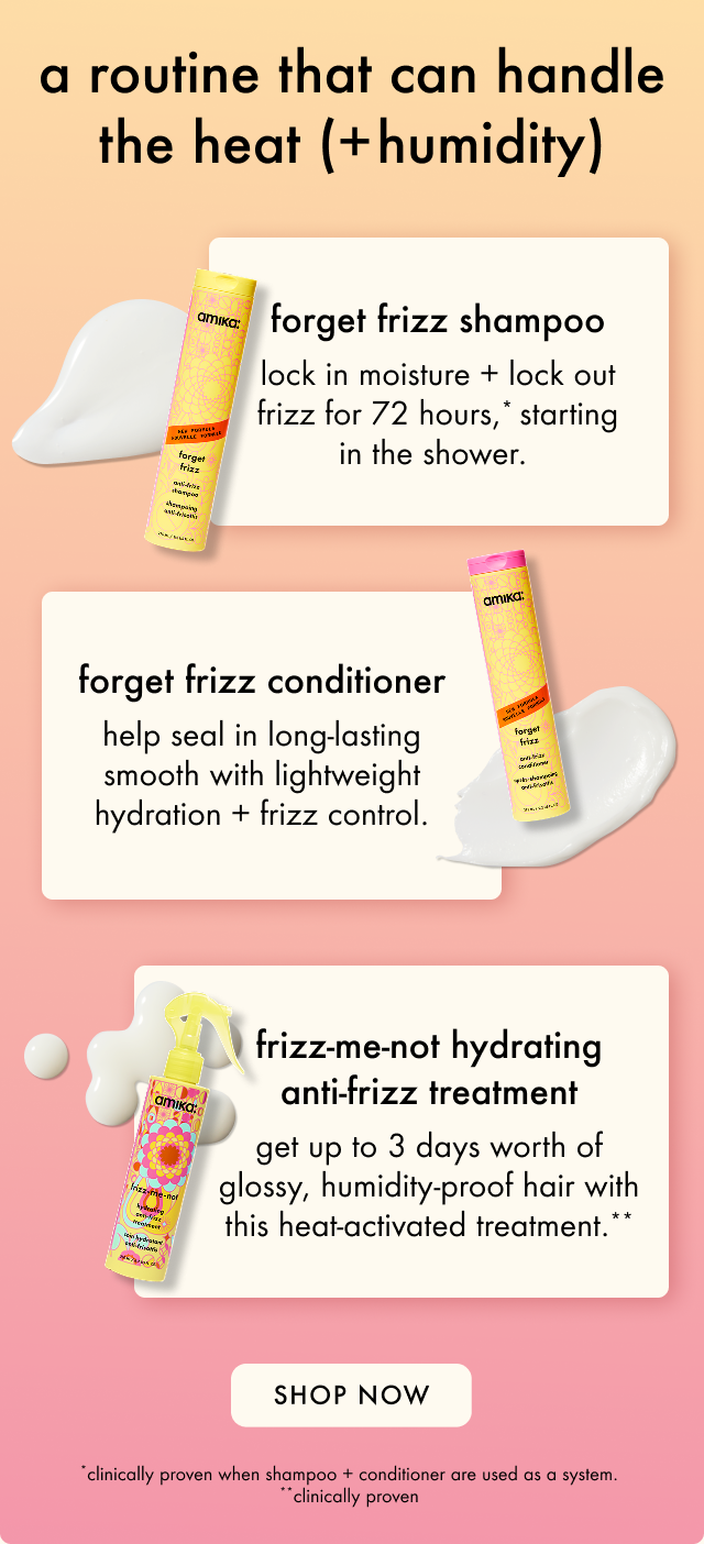frizz hair care routine
