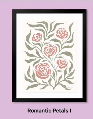 Romantic Petals I by Yvette St. Amant