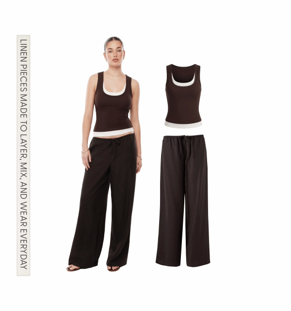 Elevate your wardrobe with linen essentials.