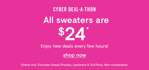 $25 sweaters