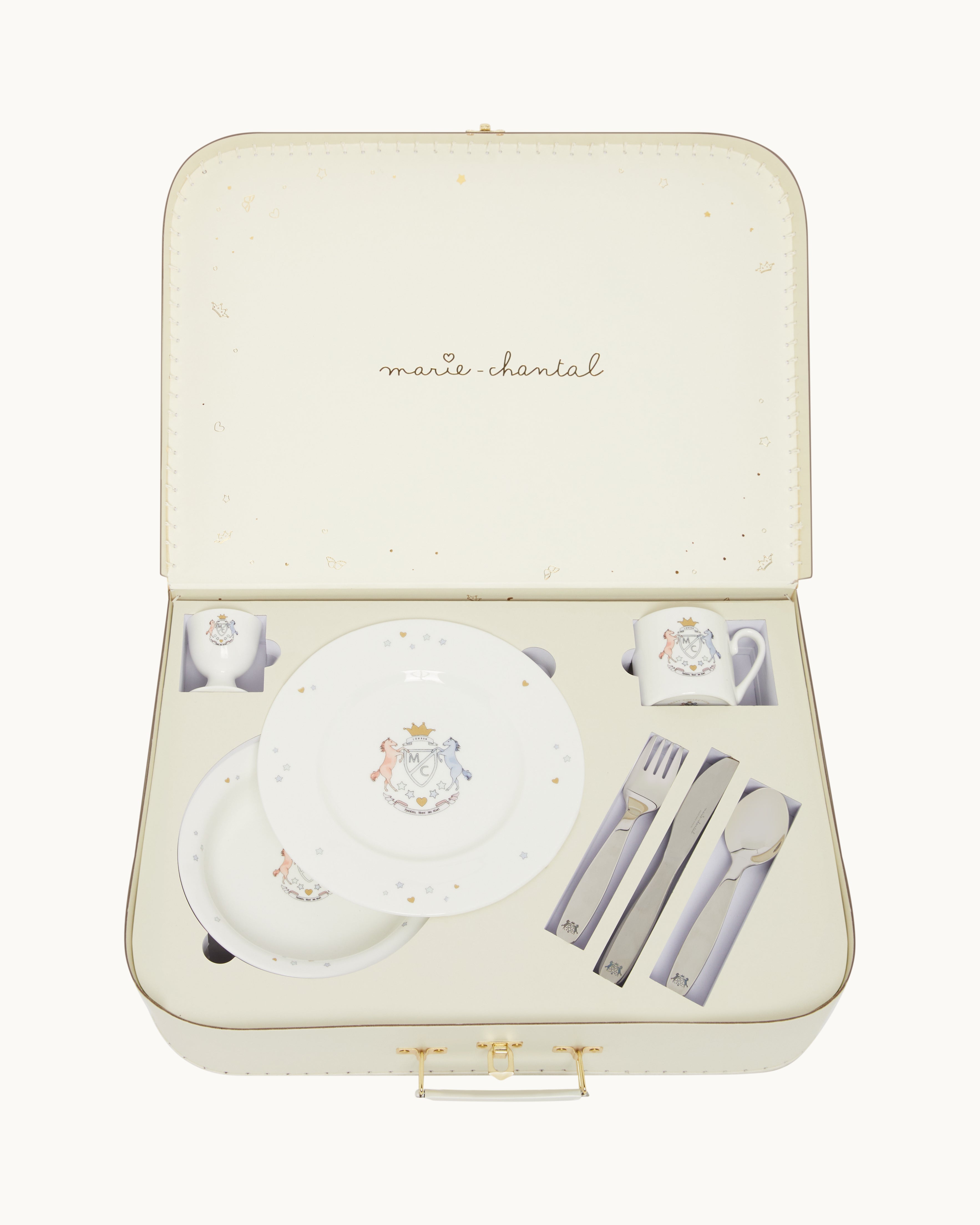 Image of The Crest Collection Breakfast Suitcase Set