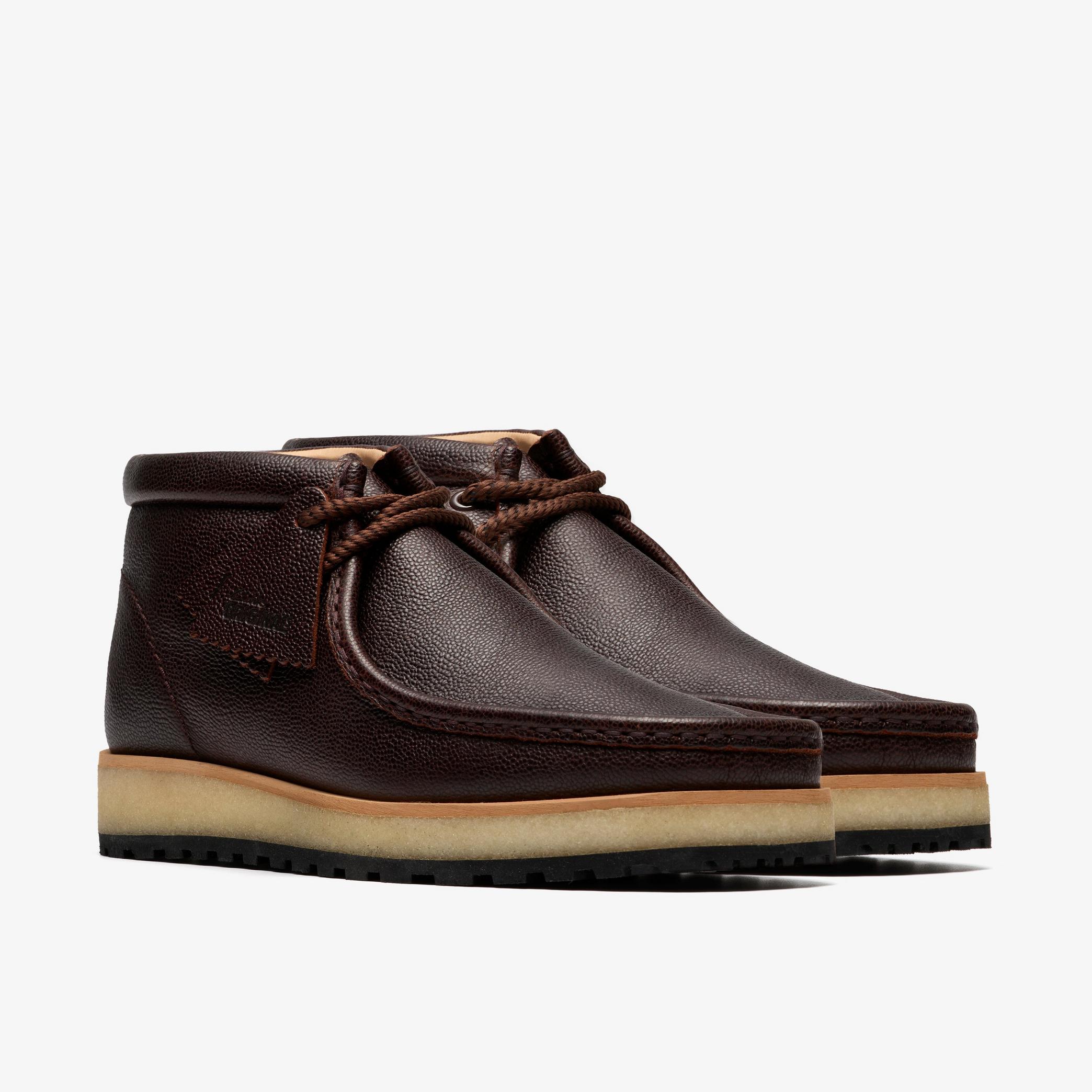 Shop Wallabee Scout Brown Scotch Grain