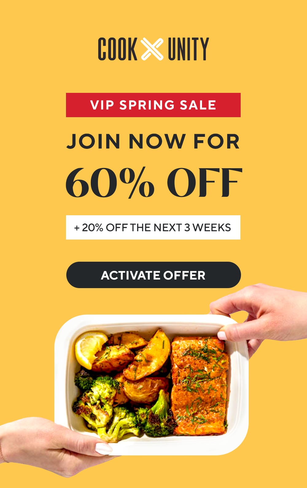 60% off + 20%