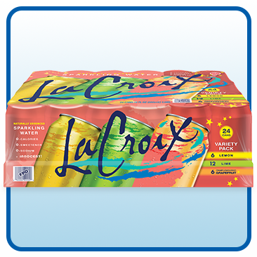 La Croix Sparkling Water Variety,  12 fl oz, 24-Count