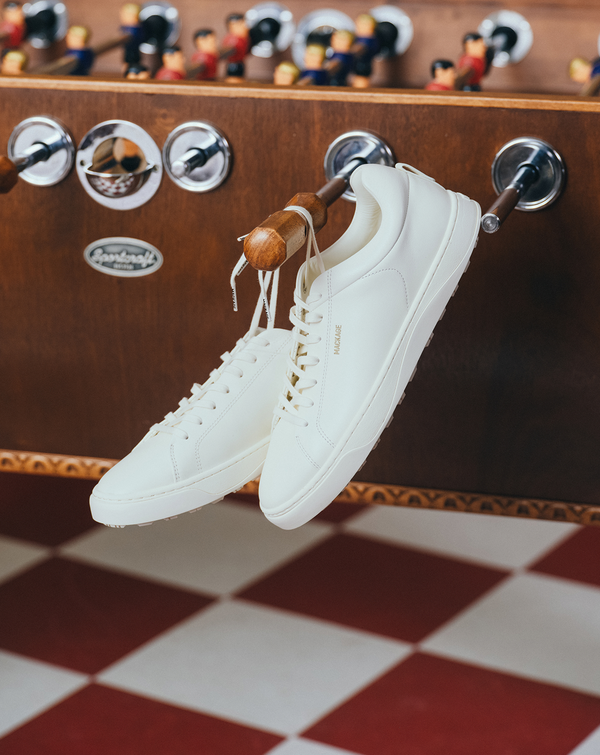 LUKA-01 Unlined Leather Sneakers