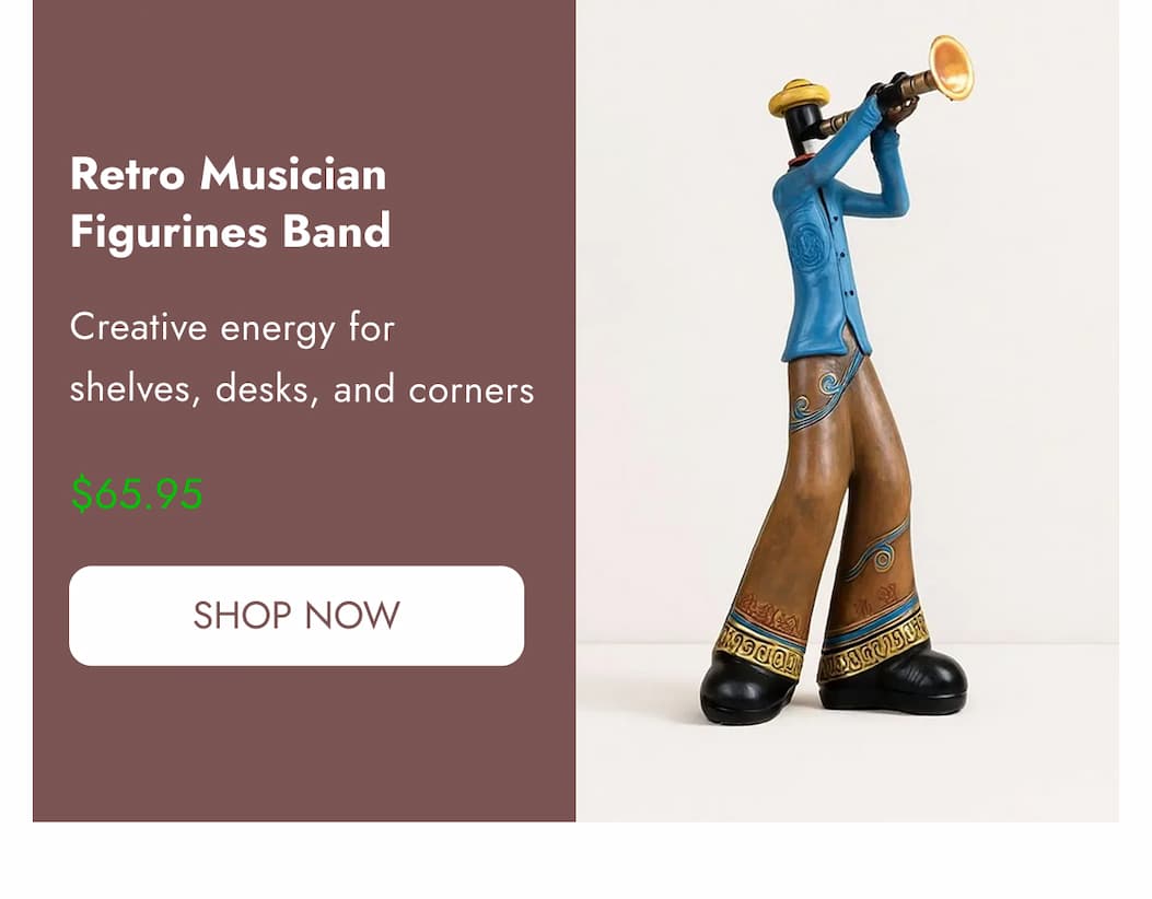 Retro   Musician   Figurines   Band