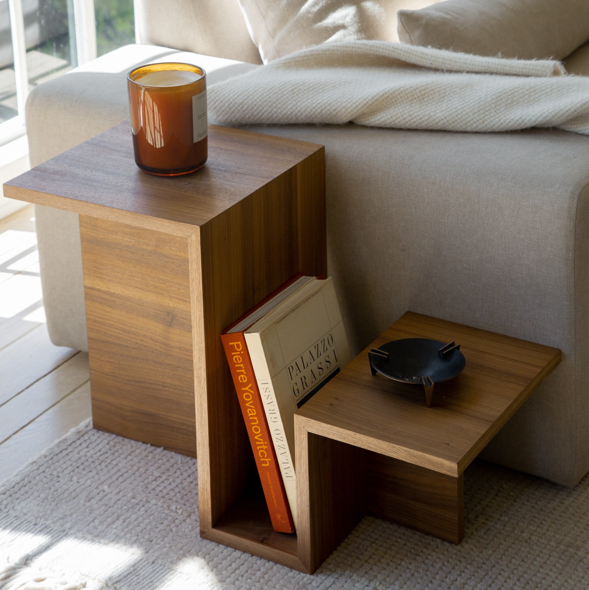 Image of Valley Side Table - Walnut