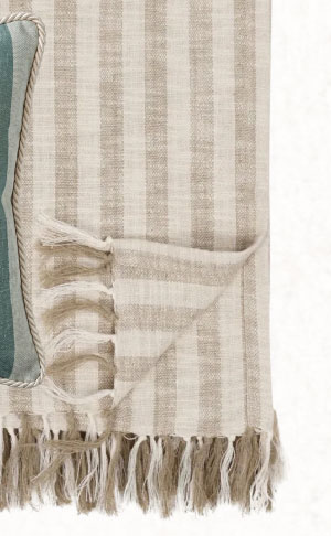 Jolene Striped Throw Blanket