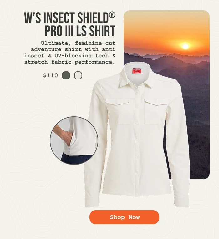 Women's Insect Shield Pro III Long Sleeved Shirt