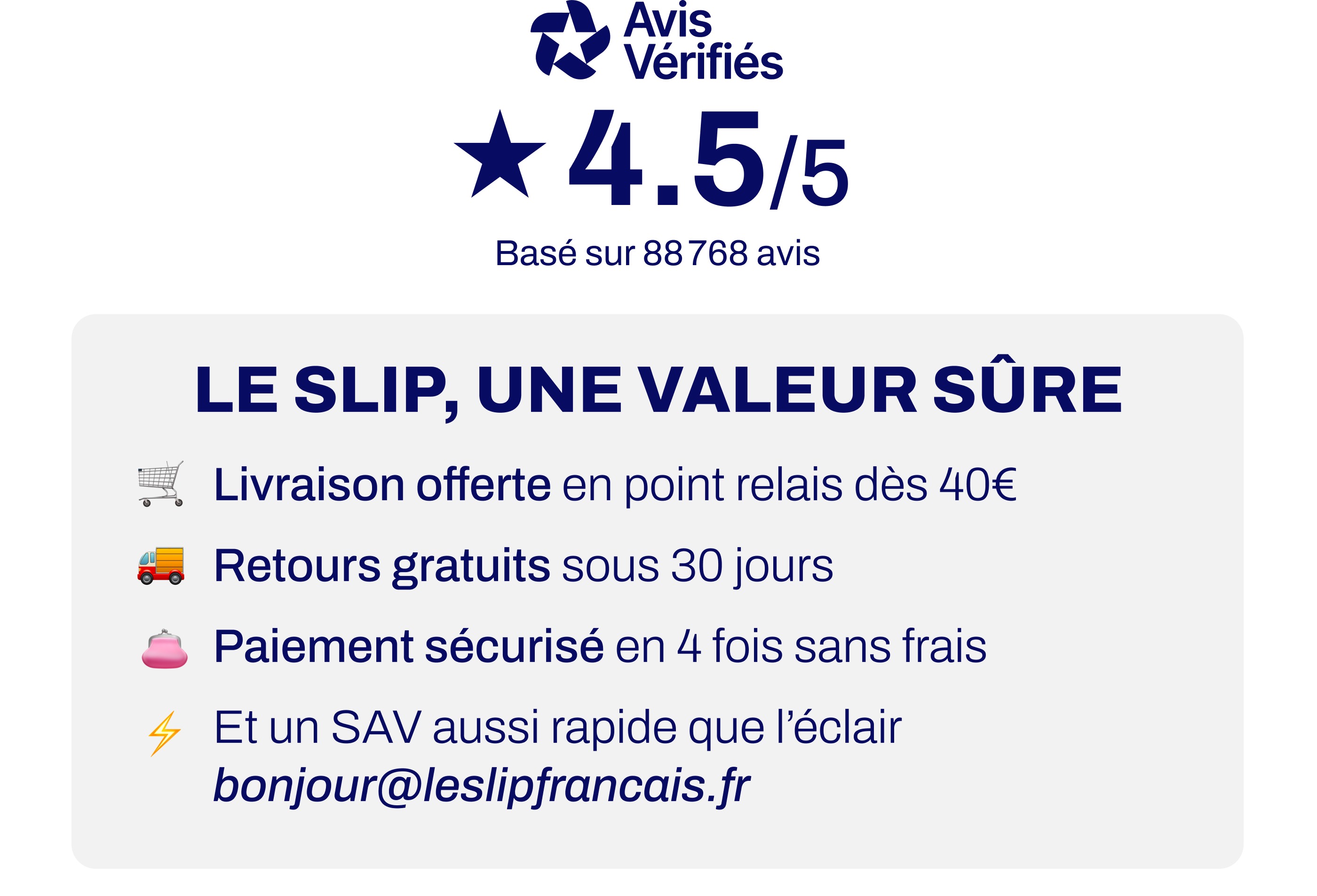 Le Slip, Une Valeur Sûre 