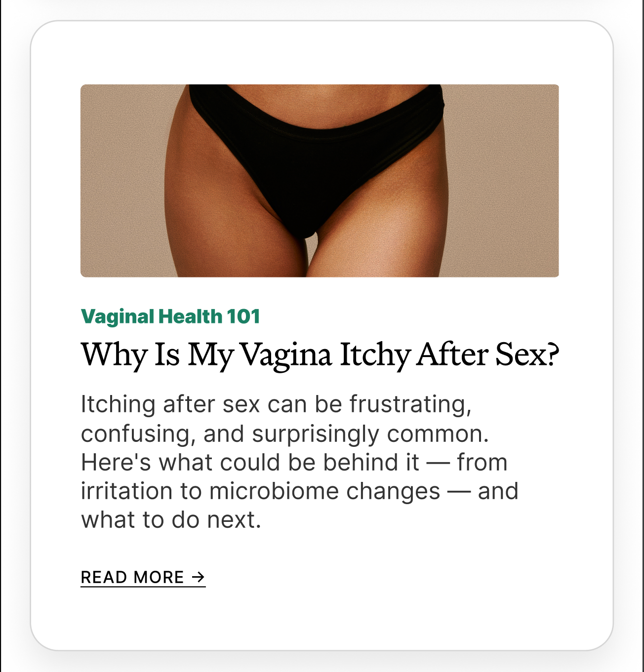 Why Is My Vagina Itchy After Sex?