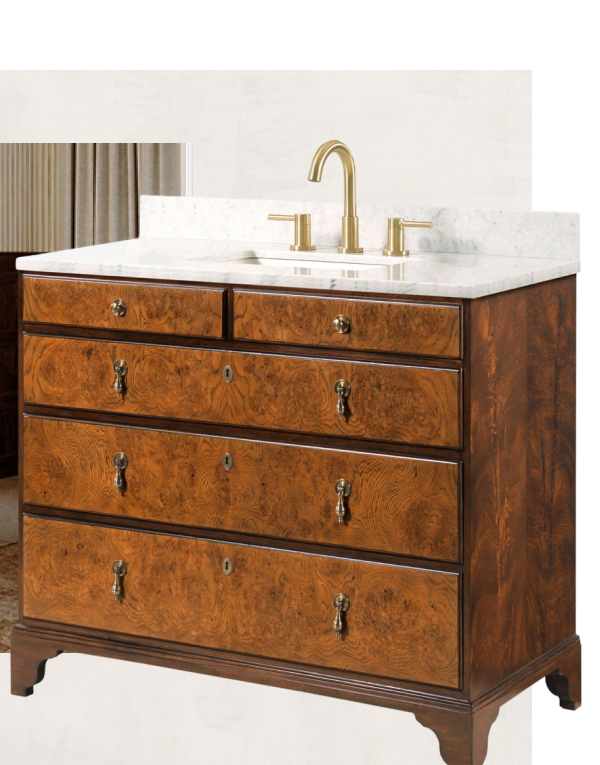 Shop Durham Burl Vanity Sink Chest