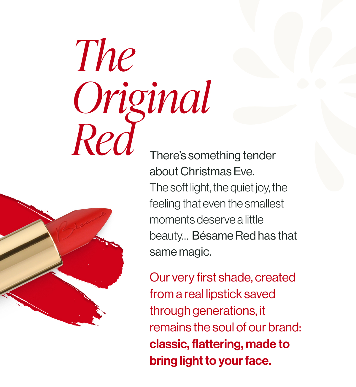 SHOP BÉSAME RED