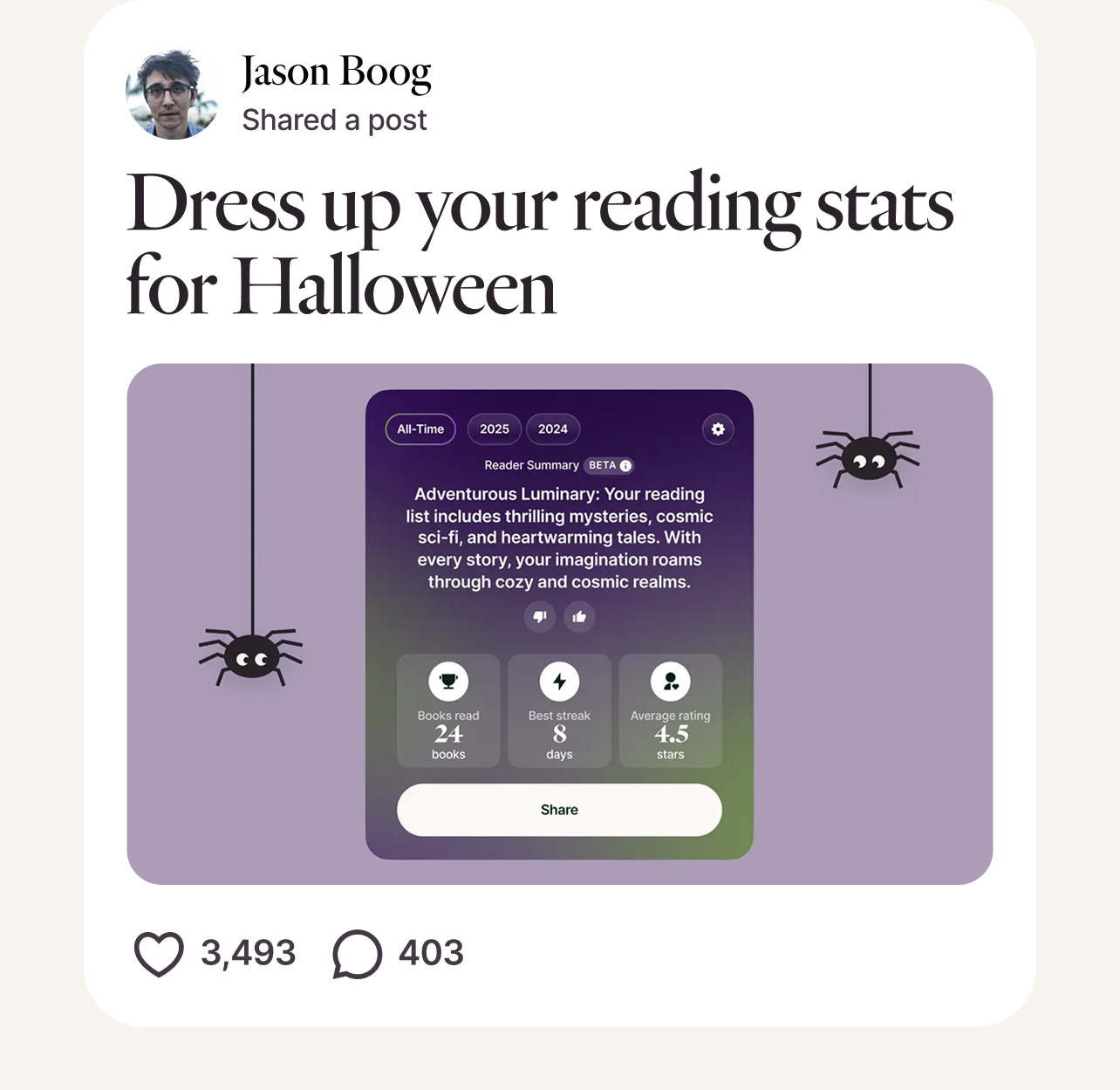 Post from Jason
