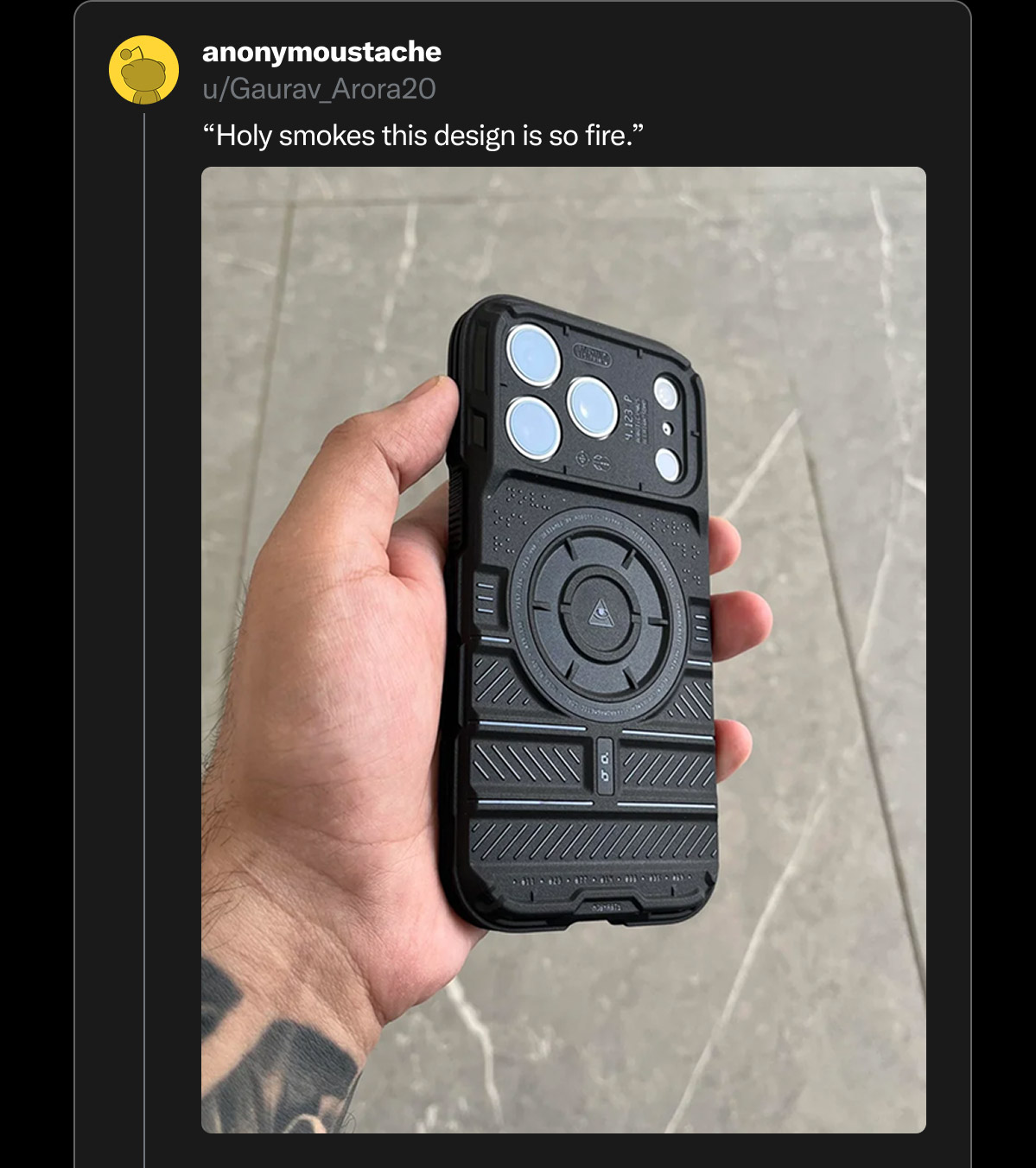 u/Gaurav_Arora20 on Reddit: "Holy smokes this design is so fire."