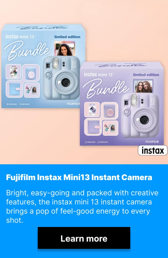 Fujifilm Instax Mini13 Instant Camera Bundle MY26 (Dreamy Purple)