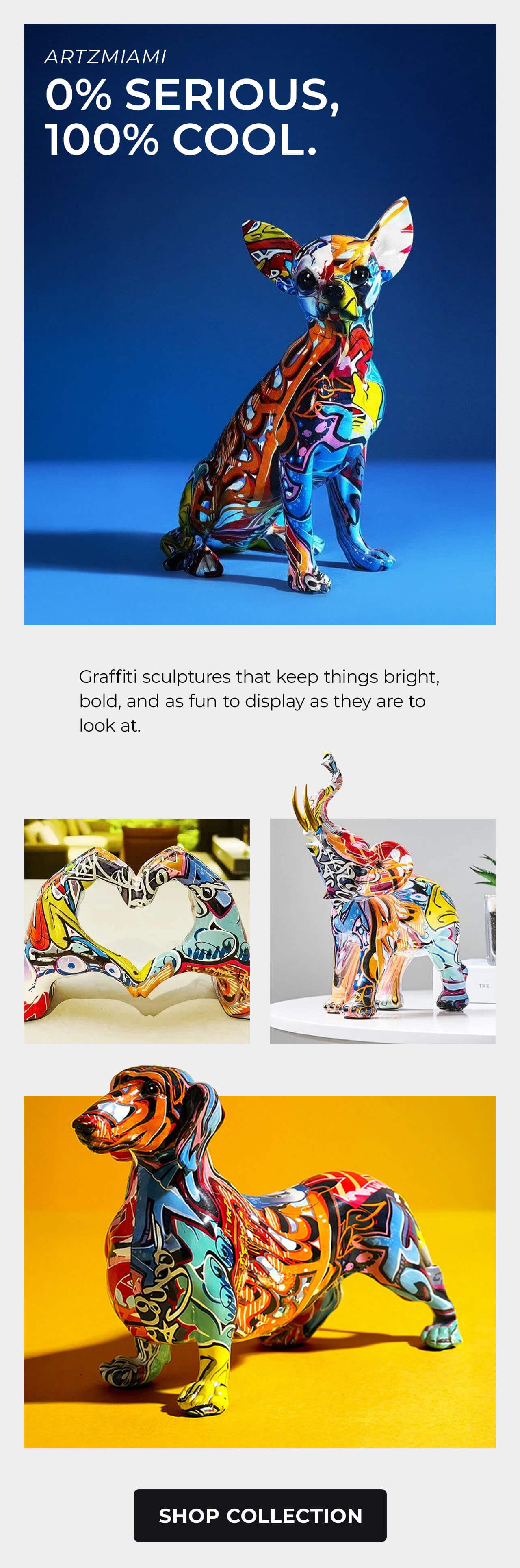 ArtzMiami Graffiti Sculptures