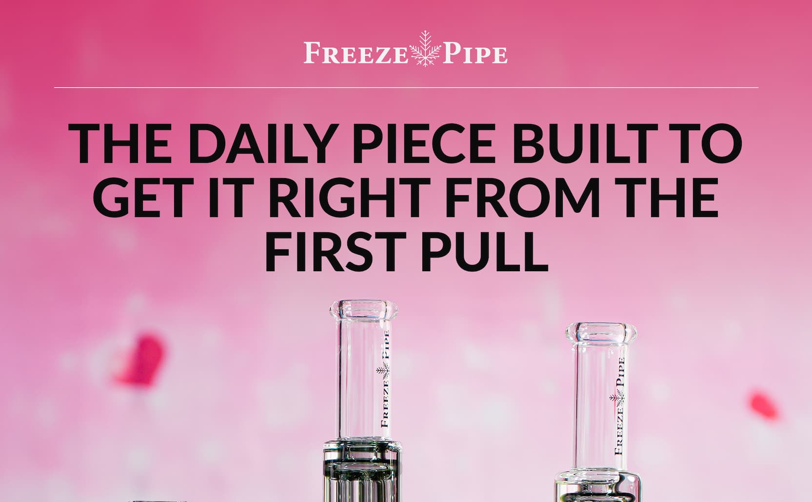 Freeze Pipe logo above product headline