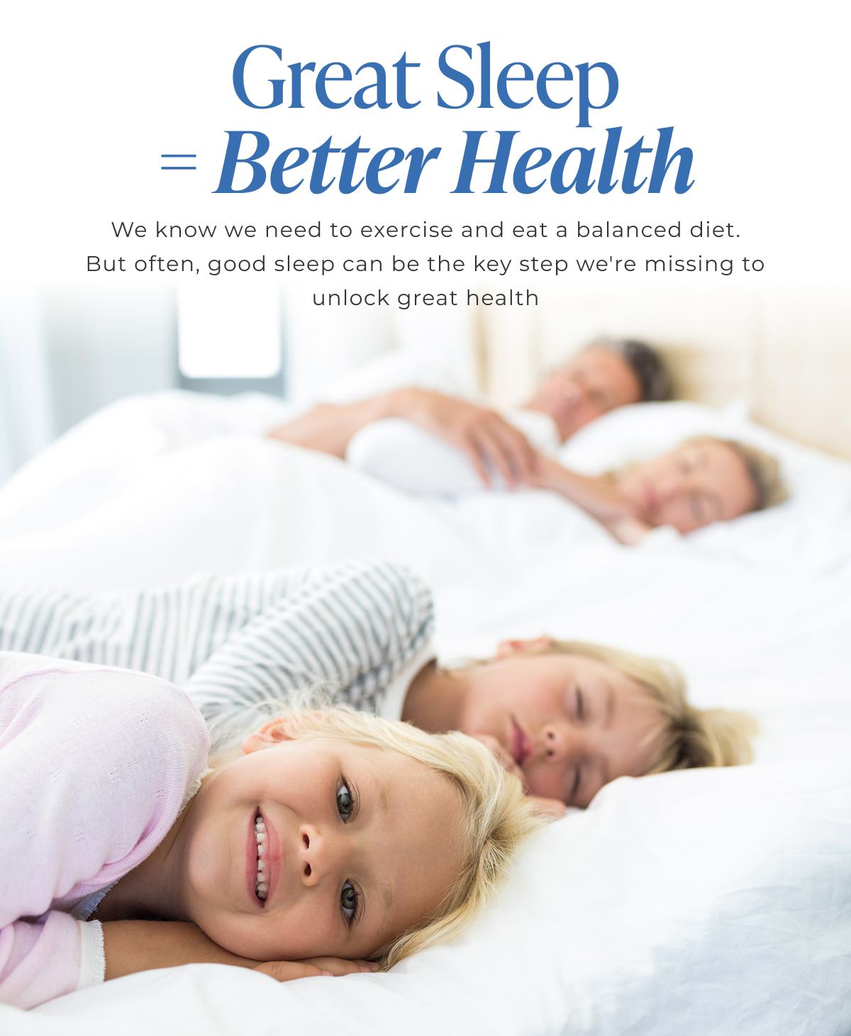 Good sleep can be the key step we're missing to unlock great health